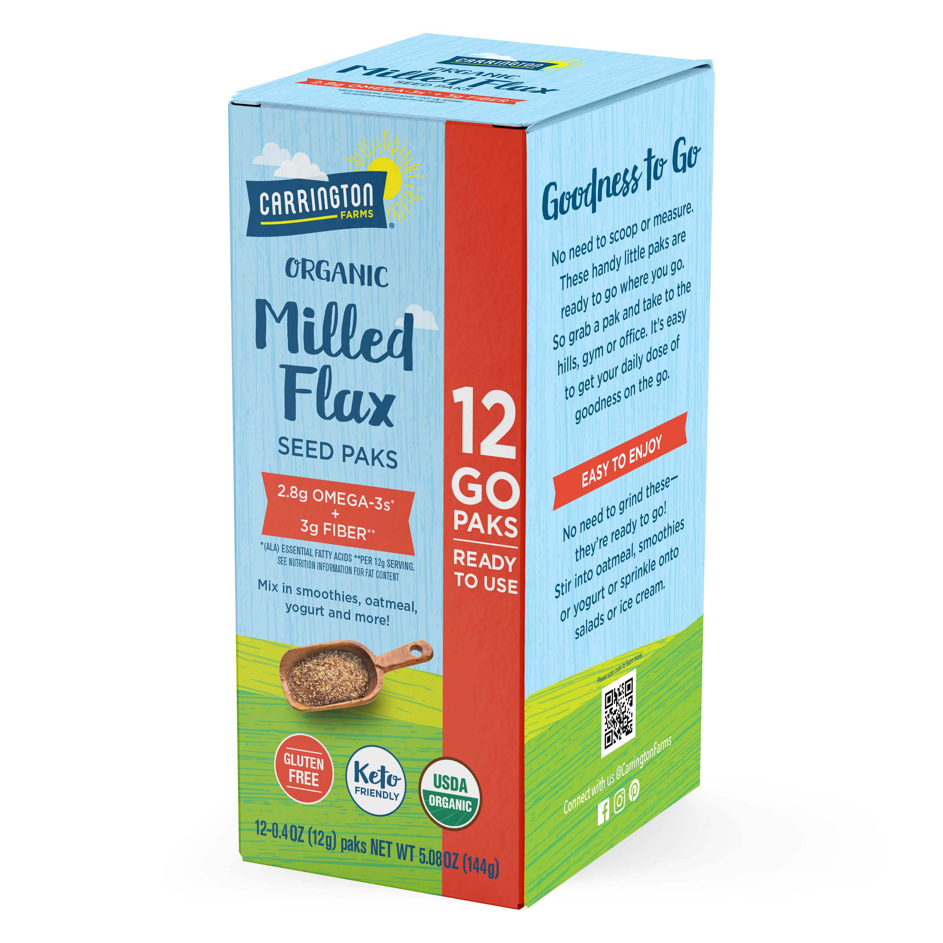Flax Seed Grinder Kit - Milled, Ground Flaxseeds