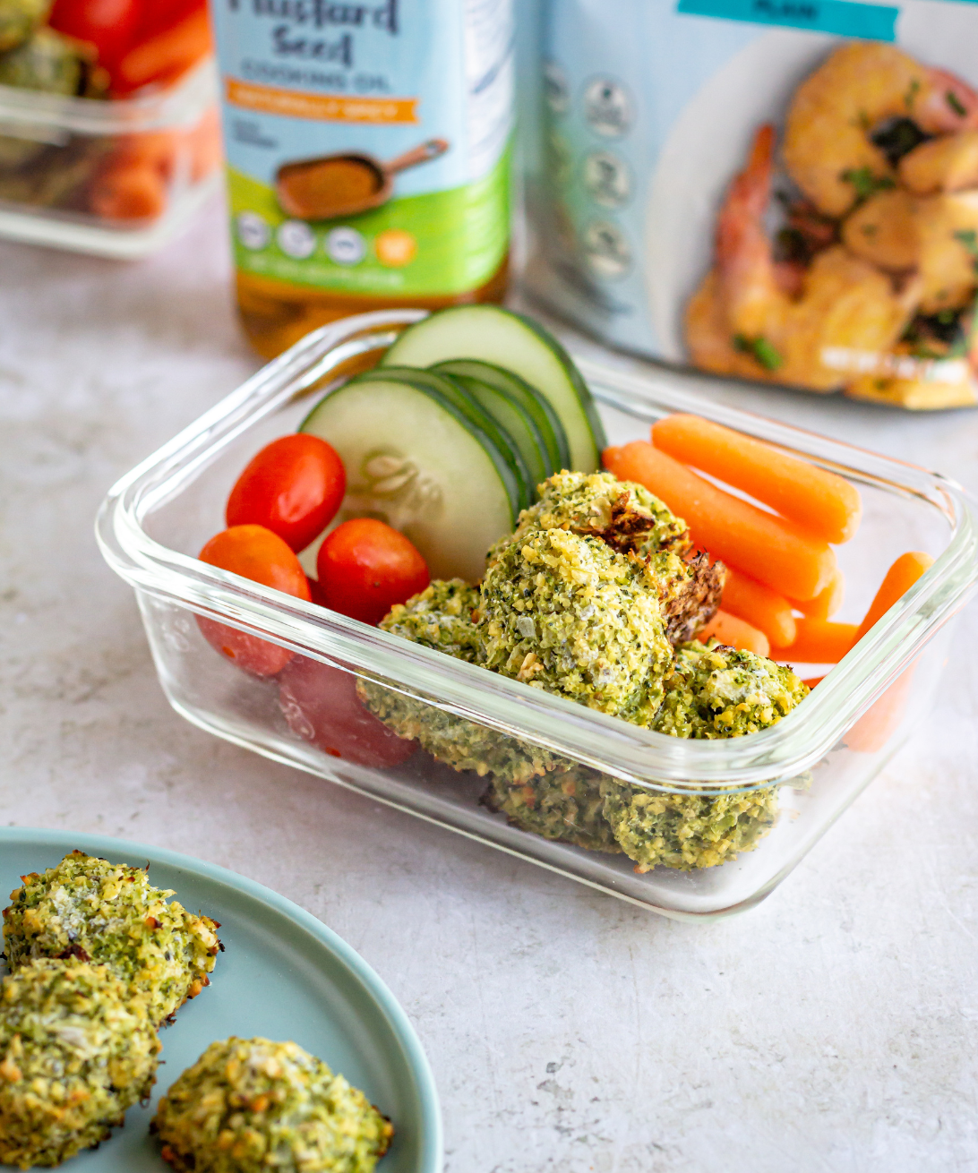 Broccoli Bites with Homemade Mustard Sauce