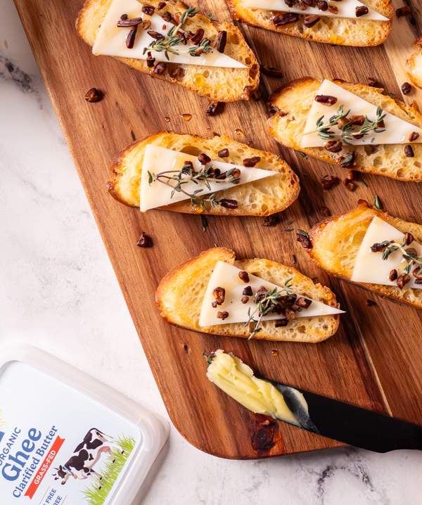 Goat Cheese & Honey Bites