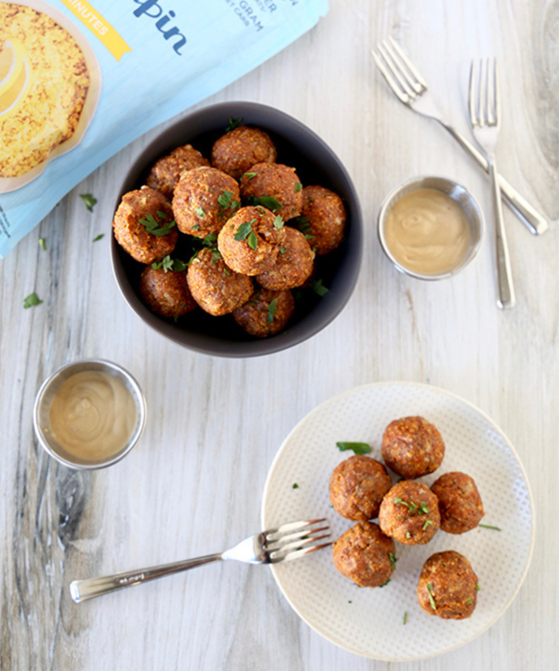 Mini High Protein Meatballs With Ground Lupin Bean