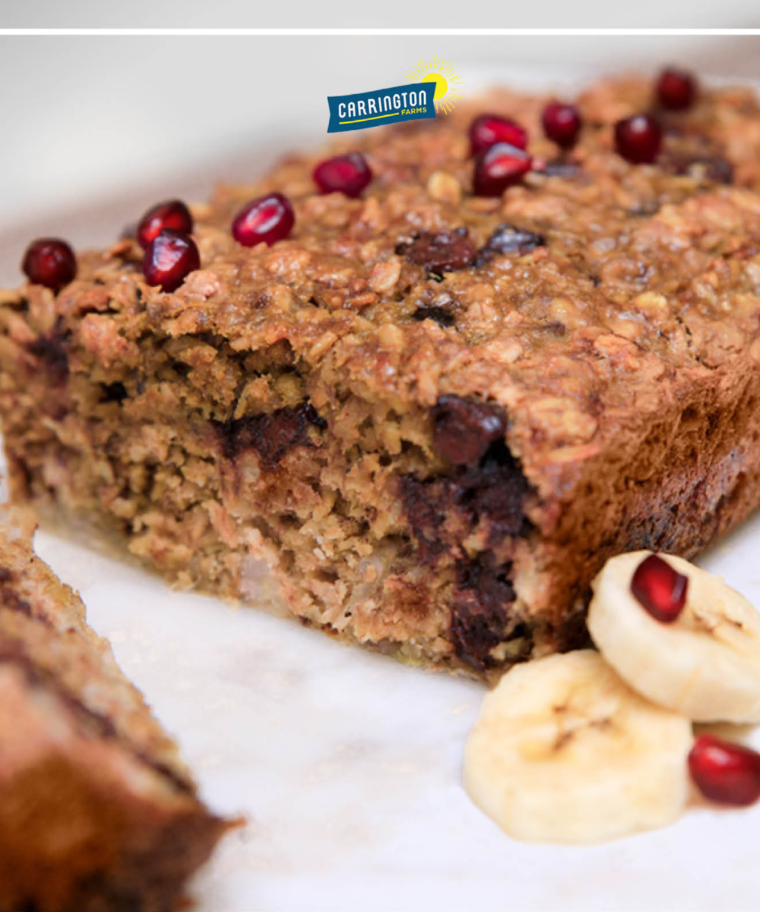 Pomegranate Banana Bread