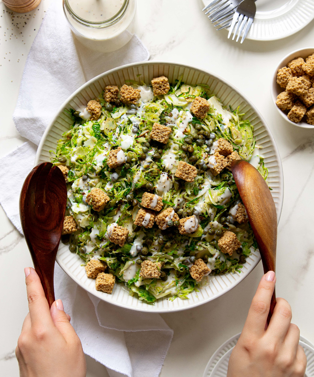 Protein Powered Caesar Salad