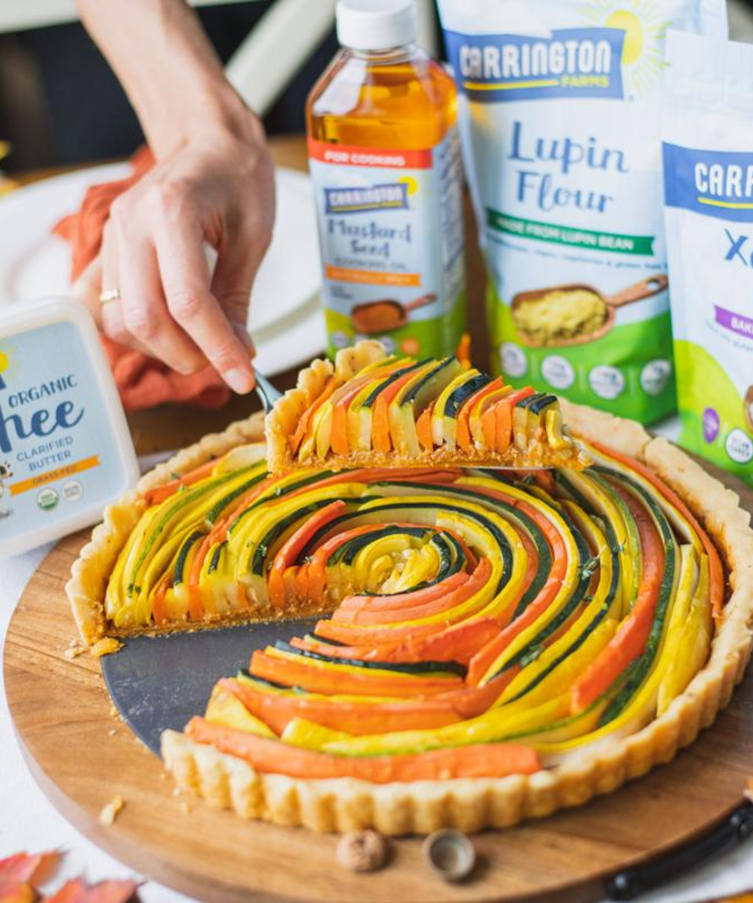 Spiral Vegetable Tart