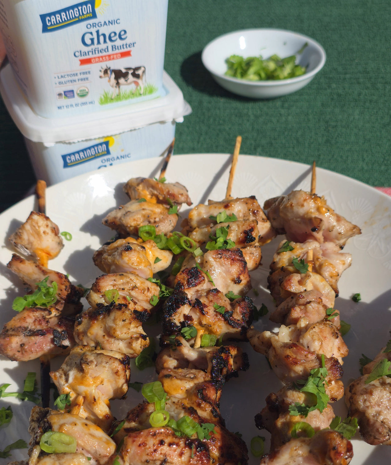 Bang Bang Chicken Skewers