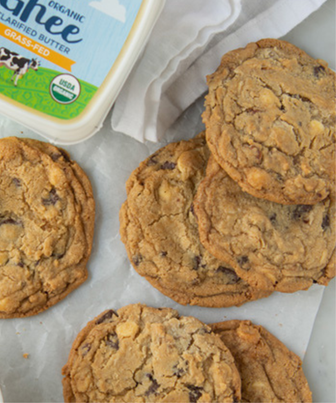 Ghee Nutty Chocolate Chip Cookies | Carrington Farms