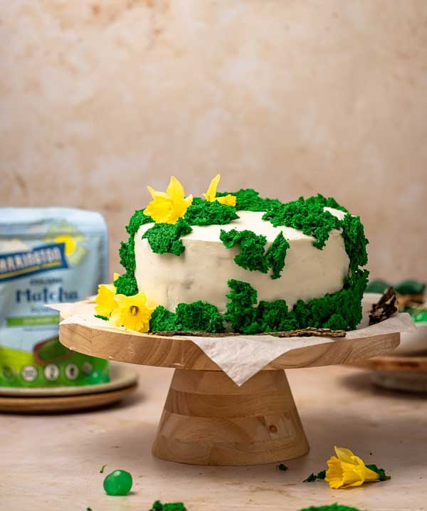 Green Cherry Velvet Cake