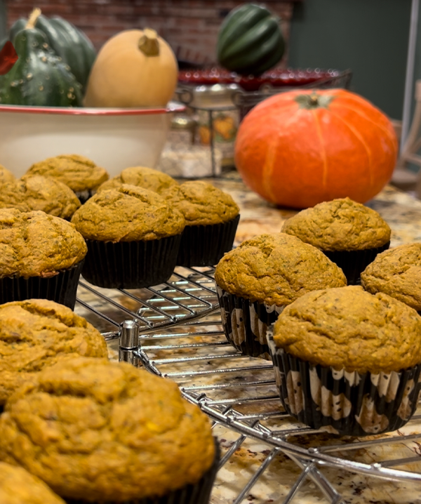 Pumpkin Zucchini Muffins