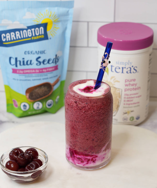 Sofia Richie Sweet Cherry Smoothie