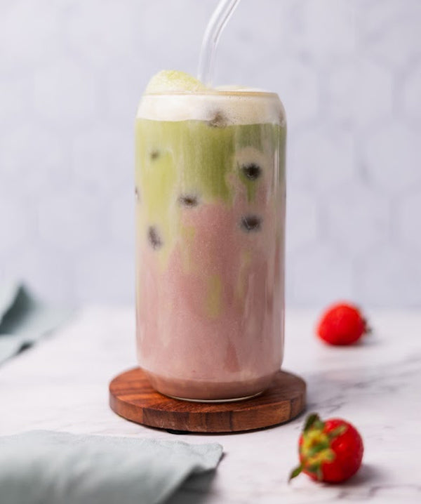 Strawberry Matcha Latte