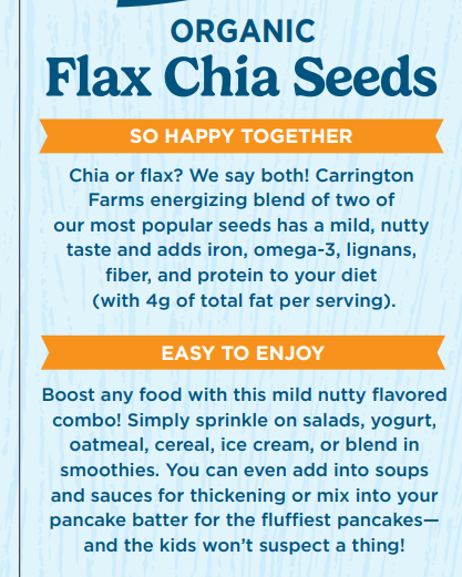 Organic Flax Chia Blend - 3