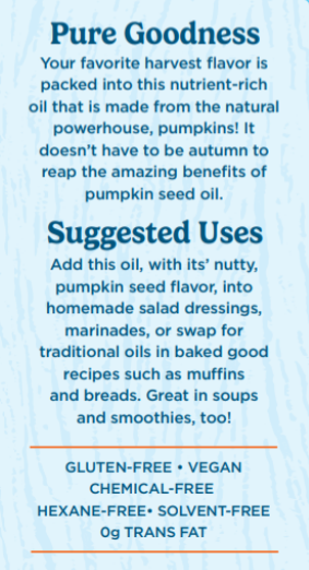 Organic Pumpkin Seed Oil - 4