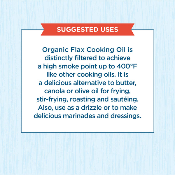 Organic Flax Cooking Oil - 5