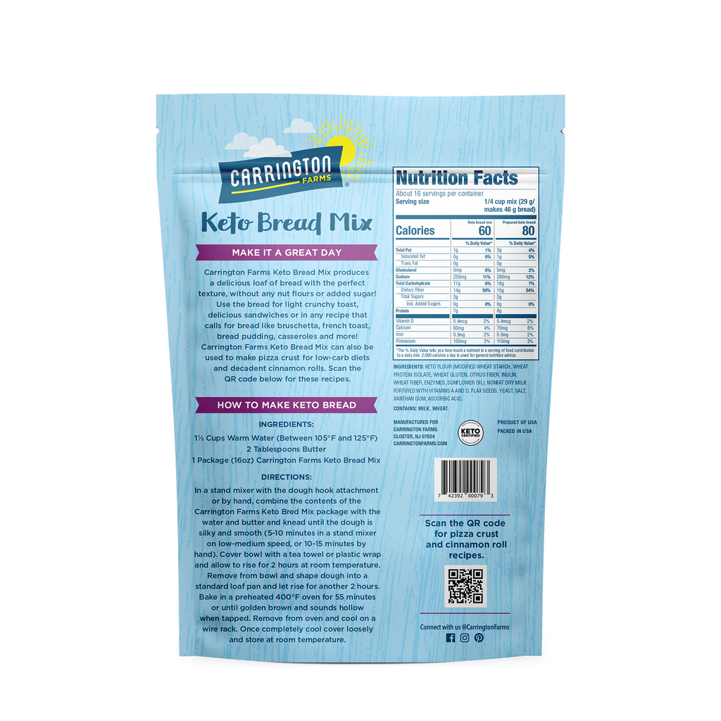 Keto Bread Mix Carrington Farms