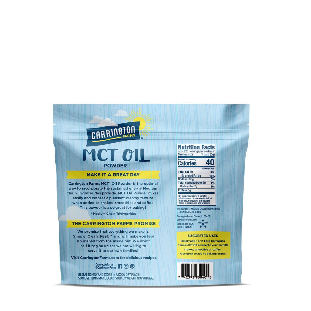 MCT Oil Powder Carrington Farms