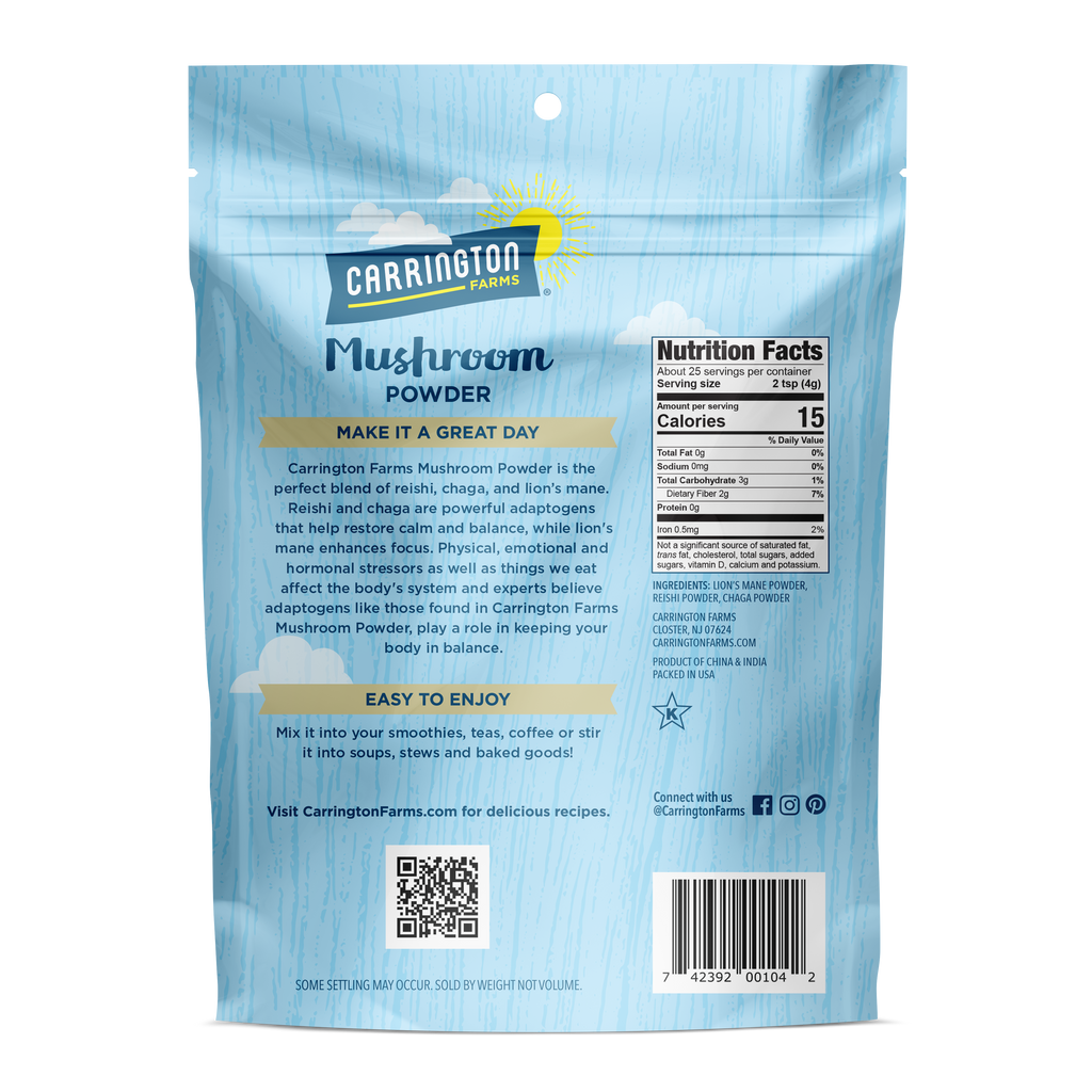 Mushroom Powder Carrington Farms