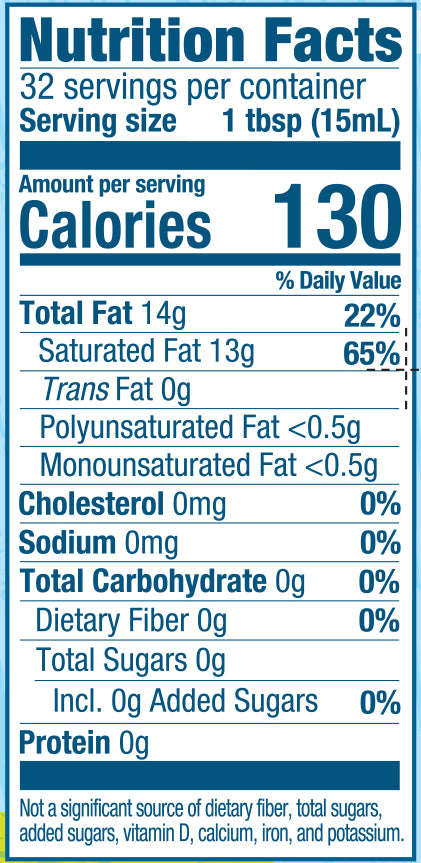 Organic Coconut Cooking Oil - 4