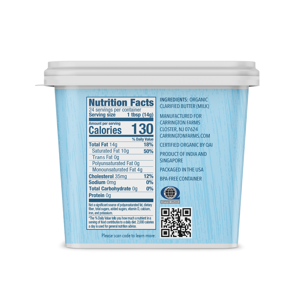 Organic Ghee | Carrington Farms