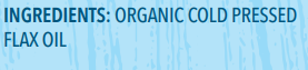 Organic Flax Cooking Oil - 3